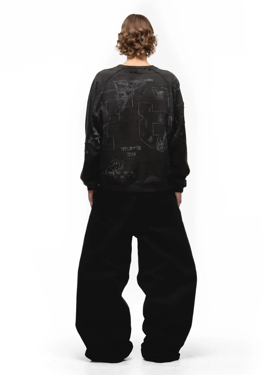 VandalNova™ Black Baggy Jeans