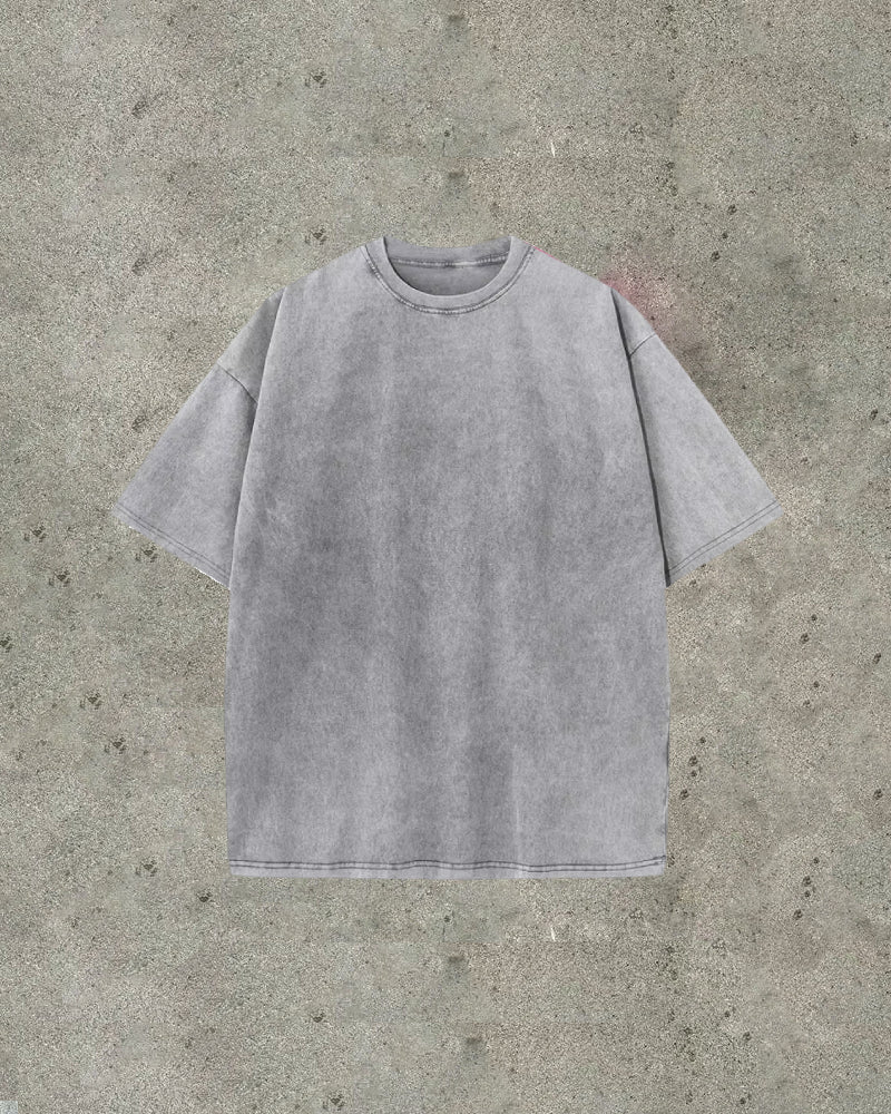 VandalNova™ Blank Oversized Washed Heavy T-Shirt