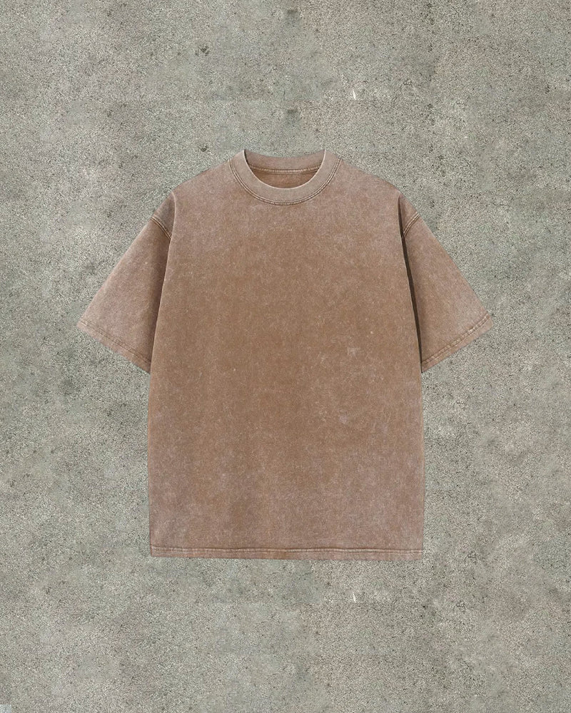 VandalNova™ Blank Oversized Washed Heavy T-Shirt